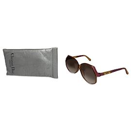 Gafas de sol vintage Dior marrón dorado