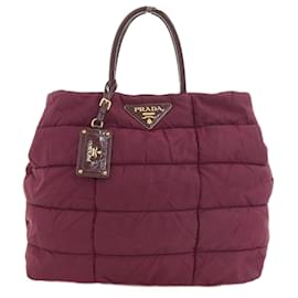 Borsa a mano in nylon croccante Prada BN1596