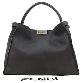 Fendi Peekaboo X-Lite Leather Handbag