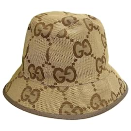 Cappello bucket in tela Jumbo GG Gucci Unisex