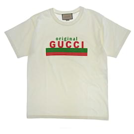 Camiseta Logo Oversized Gucci Blanca XS
