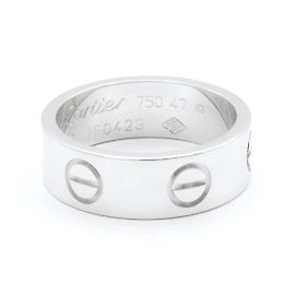 Anello Cartier LOVE in oro bianco misura 47