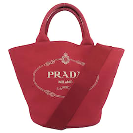 Borsa a secchiello Canapa di Prada