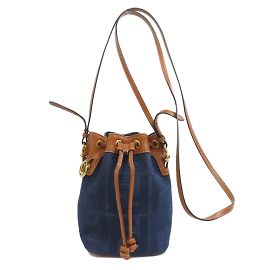 Borsa a Spalla Mini Mon Tresor in Denim FENDI