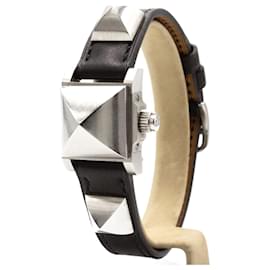 Montre Hermès Médor acier cadran noir