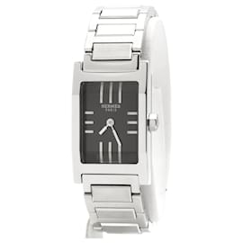 Montre Hermès Tandem en acier.