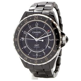 Chanel J12 GMT Uhr aus schwarzer Keramik