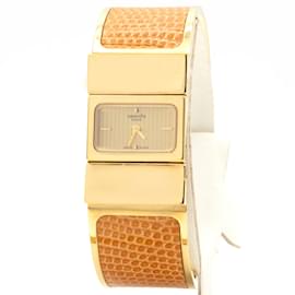 Lovely Hermès Loquet watch, model LO1.210 for women.