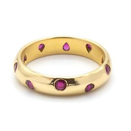 Tiffany & Co Etoile Rubis Ring aus 18K Gelbgold Größe 48