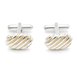 Gemelli Tiffany & Co Argento e Oro Giallo 18k