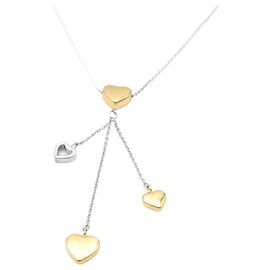 Collana Tiffany & Co Cuori in Oro Giallo e Argento