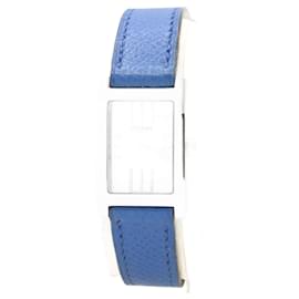 Hermès Tandem bracelet watch in steel