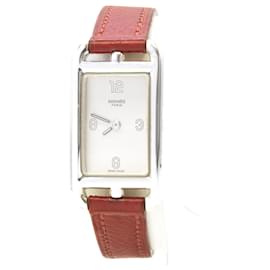 Reloj de dama Hermès Cape Cod Nantucket en plata.