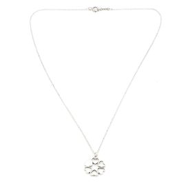 Tiffany & Co Palima Picasso Kleeblatt Herz Silber Halskette