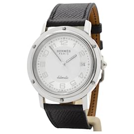 Montre Hermès Clipper CL1.810 en acier.
