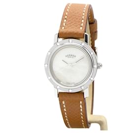 Damenarmbanduhr Hermes Clipper, Modell CL4.230 aus Stahl. - Hermès