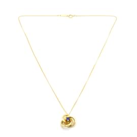 Collana Tiffany & Co in oro giallo 18 carati con zaffiro