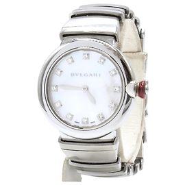 Bulgari Lucea Uhr aus Stahl