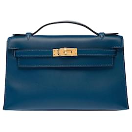 Hermès Borsa HERMES Kelly Mini in Pelle Blu - 102783
