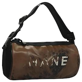 Borsa a Spalla CHANEL PVC Nera CC Auth bs27803