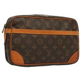LOUIS VUITTON Clutch Compiegne 28 M51845 LV Auth 128343