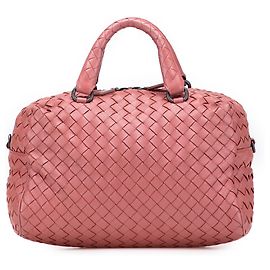 Bottega Veneta Bosto Intrecciato en Nappa Rose