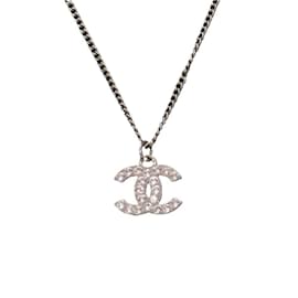 Collana in strass argento Chanel Coco Mark