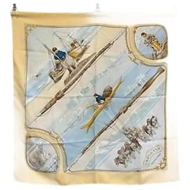 Sciarpa Hermès Carré 90 Gronland Cane Eskimo della Groenlandia