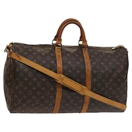 LOUIS VUITTON Borsa Boston Monogram Keepall Bandoulière 55 M41414 Auth LV 127459