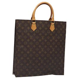 LOUIS VUITTON Borsa Sac Plat Monogram M51140 LV Auth 131294