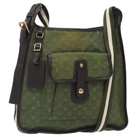 LOUIS VUITTON Borsa Mini Bussus Marie Kate Monogramma TST Khaki M92324 Auth bs27051