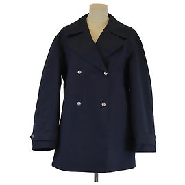 Chaqueta de doble botonadura interna oblicua azul marino Christian Dior