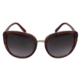 Bulgari Bvlgari Sonnenbrille in Burgunder/Schwarz Gradient
