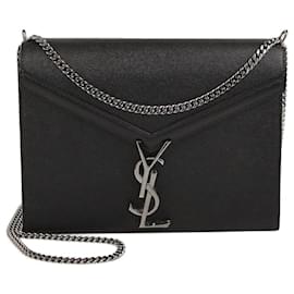 Schultertasche Cassandra mittel schwarz von Saint Laurent