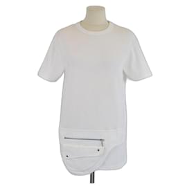 Christian Dior T-shirt Dior Homme bianco con tasca a sella integrata