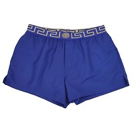 Versace Bañador Varsace Blue Medusa Greca con cinturilla