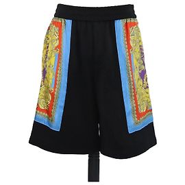 Foulard Heritage Versace Negro/Multicolor Ajuste Universitario Corto