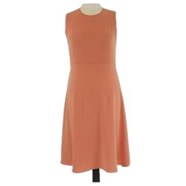 Vestido skater de crepé con paneles Joseph Peach