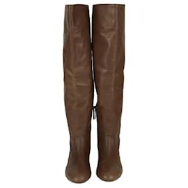 Botas Altas Marrones Prada
