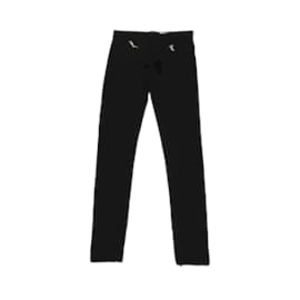 Pantalones skinny negros con detalles de cremallera Givenchy