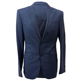 Veste à carreaux et pantalon Ermenegildo Zegna en laine bleu marine