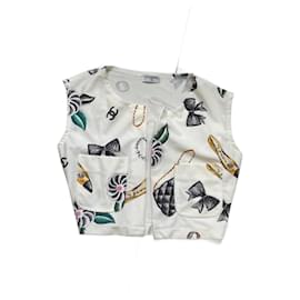 Chaleco sin mangas Chanel Poliamida Talla 34