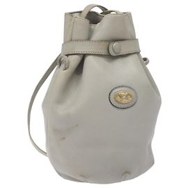 Céline Borsa a Spalla CELINE in Pelle Azzurro Chiaro Oro Auth 127900