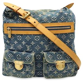 Borsa a Spalla Baggy GM in Denim Monogram Louis Vuitton