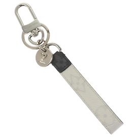 LOUIS VUITTON Eclipse Llave de Dragón Blanca M64168 LV Auth 130583