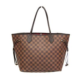 Bolso Tote Neverfull MM Damier N51105 de Louis Vuitton para mujeres