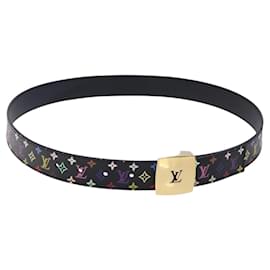 Louis Vuitton Cintura LV cut Multicolore Nera M6890 Autentica yk18733V