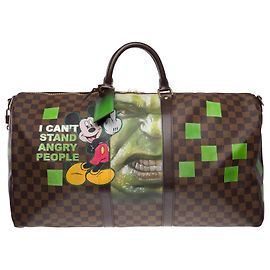 LOUIS VUITTON Keepall in Tela Marrone - 101190