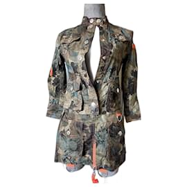 Dior Camouflage Militärset aus Baumwolle