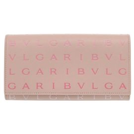 Bulgari Bvlgari Langer Geldbeutel aus rosa Leder
